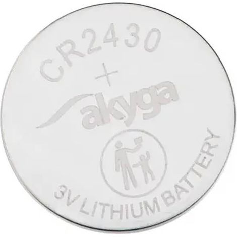 Pile au lithium CR2430 Akyga AKY1084 3V / 280mAh (1/2)