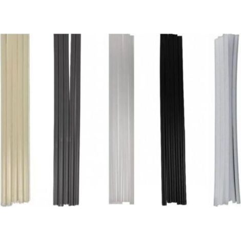 Lot de 50 tiges de soudage plastique ABS/PP/PVC/PE – Non toxiques et résistantes – Pour soudures précises et durables - 50Pcs