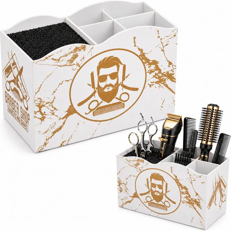 Blumentopf für Friseurscheren, Organizer-Ständer, weiß (1/5)