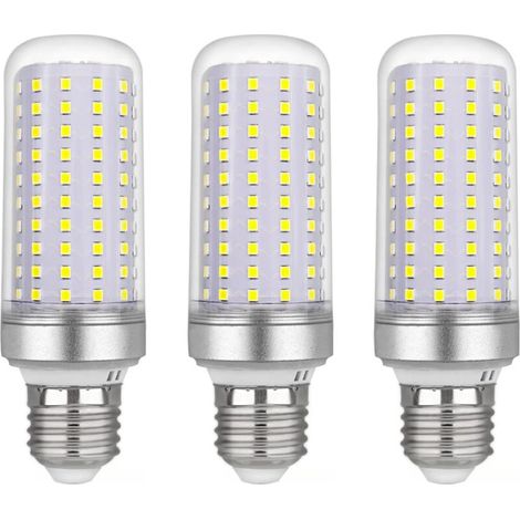 Ampoule LED E27 type maïs 30 W, AC175-265 V, blanc froid 6000 K, 2500 lm, non dimmable, équivalent à une ampoule halogène 300 W, pour lustres et plafonniers. (1/5)