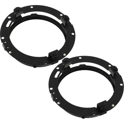 pezzi Anello rotondo da 7 pollici - Staffa di fissaggio per lampada Photy per Wrangler JK dal 2007 al 2018