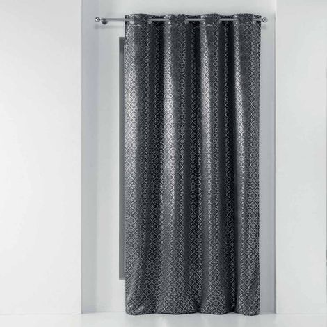 Rideau Occultant "Genesis" 135x240cm Anthracite (1/3)