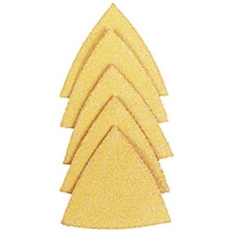 PG - 10 PEZZI - TRIANGOLI ABRASIVI CON VELCRO PER LEVIGATRICE - GRANA 120