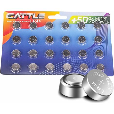 24 x Piles LR44 Bouton AG13 Batteries Alcalines Haute Performance 357 LR1154 303 SR44 A76 1.5V Ultra Longue durée et (1/5)