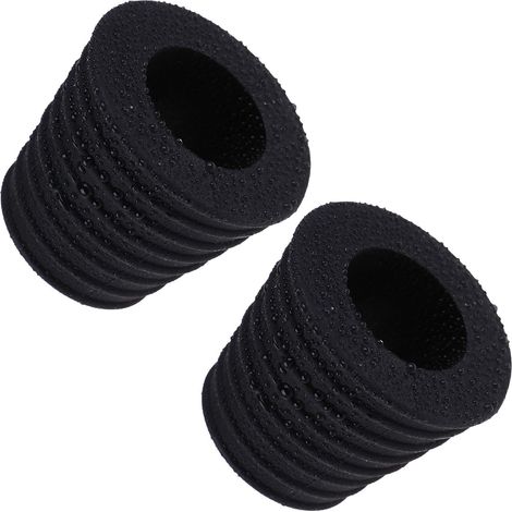 2er-Pack 3,8 cm große Schirmkeile, Terrassentischkegel mit 50–69 mm Öffnungsloch (2, schwarz) (1/5)