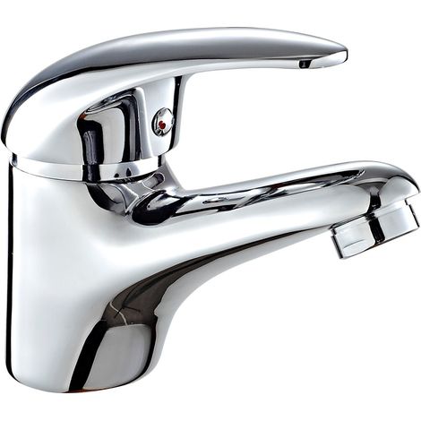 Robinet Mitigeur de lavabo chromé. (1/2)