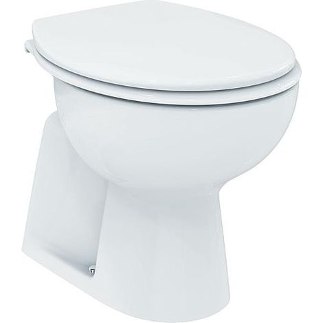 Le Sanitaire – Cuvette pour WC à poser – Sortie intérieure verticale – Dimensions 360x540x390 mm – Céramique – Pour réservoir de chasse encastré 6L (1/4)