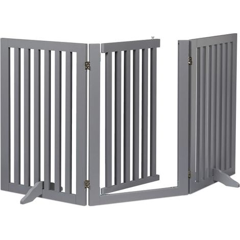 Cancello di sicurezza grigio con anta 70 cm (1/5)