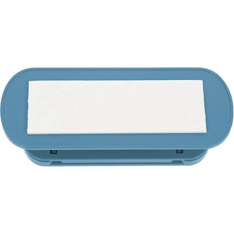 Support mural pour multiprises sans clous, enrouleur de multiprise, support de prise suspendu-14X5.5CM-Blue (1/3)