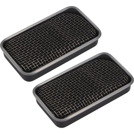Lot de 2 réchauds à alcool coupe-vent, mini réchauds de camping portables pour pique-nique, barbecue, camping et randonnée (noir). (1/5)