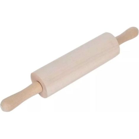 Rouleau à pâtisserie en bois avec poignées en bois