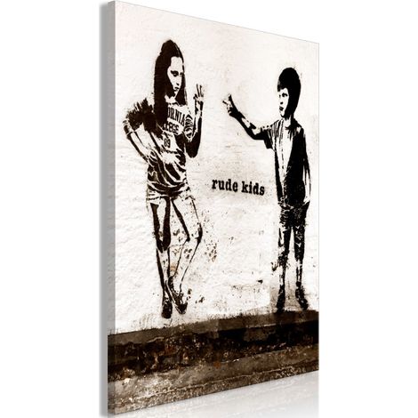 Tableau Imprimé "Rude Kids" 60 x 90 cm (1/2)