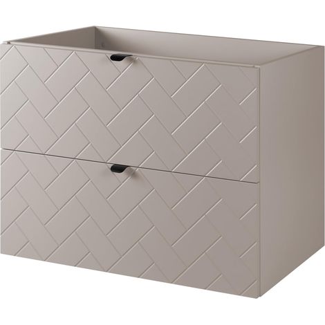 Mobile da bagno, Cashmere, 80 x 57 x 46 cm, Maniglie Nere (1/5)