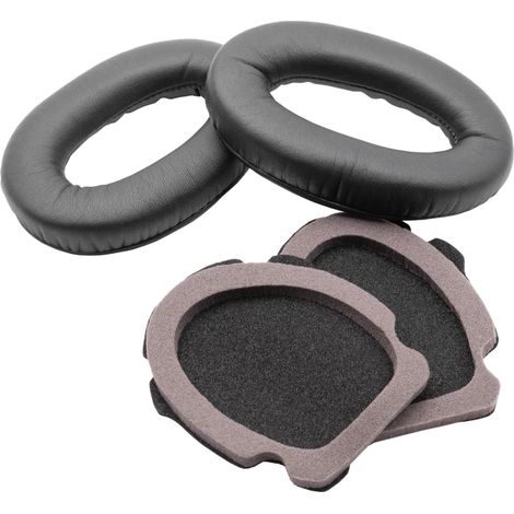 vhbw cuscinetti auricolari di ricambio compatibile con Bose Aviation Headset X A20, X A10 cuffie, headset, poliuretano / gommapiuma nero