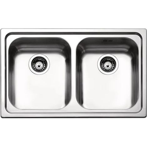 Apell Venezia VE792IBC Einbauspüle 2 Becken Edelstahl 79x50 cm