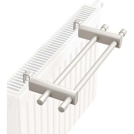 Porte-serviettes pour radiateurs, Porte-serviettes pour radiateurs, Sèche-serviettes, Porte-serviettes blanc, Porte-serviettes pour radiateur salle de bain 50 cm