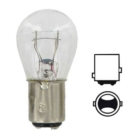 10 ampoules p21/5w, 12 volts 21/5 watts culot bay15d