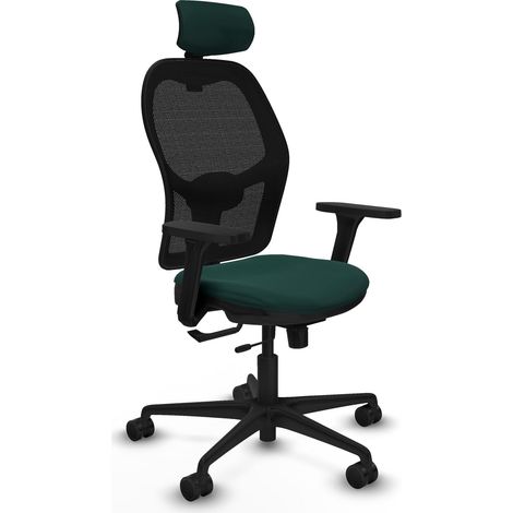 Chaise de bureau piqueras y crespo Jorquera accoudoirs réglables soutien lombaire (1/2)