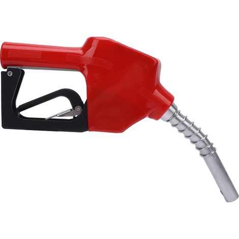 Bocchettone di rifornimento carburante con arresto automatico, multifunzionale, di colore rosso, per benzina e cherosene, 19 mm. (1/5)
