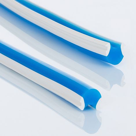 Bobine 100m Diffuseur de Silicone 8mm pour Enseigne de Néon LED Bleu (1/5)