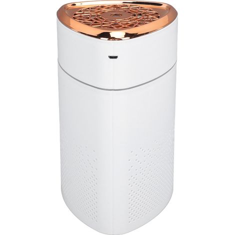 Mini humidificateur portable USB 1000 ml à ultrasons avec bouton tactile et veilleuse, idéal pour la chambre, la voiture, le bureau et les voyages (blanc). (1/5)