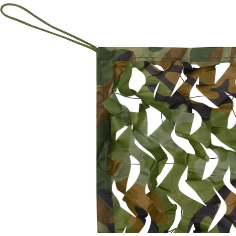 vidaXL Red camuflaje con bolsa de almacenamiento 4x6 m (1/2)