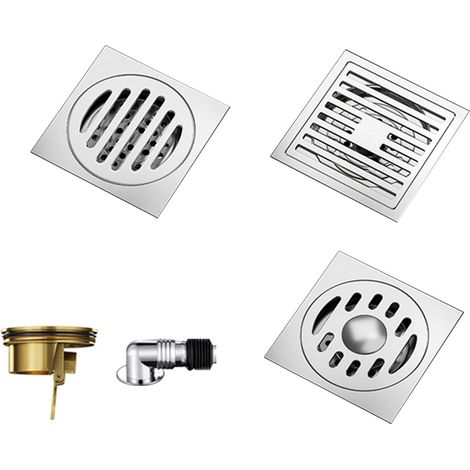 Bonde de salle bain portable et robuste en acier inoxydable (1/5)