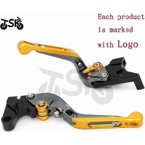 Levier de frein et d'embrayage pliable/extensible CNC avec logo, 20 couleurs, pour Kawasaki Z1000 SX Z1000SX Tourer 2017 (D) (1/5)