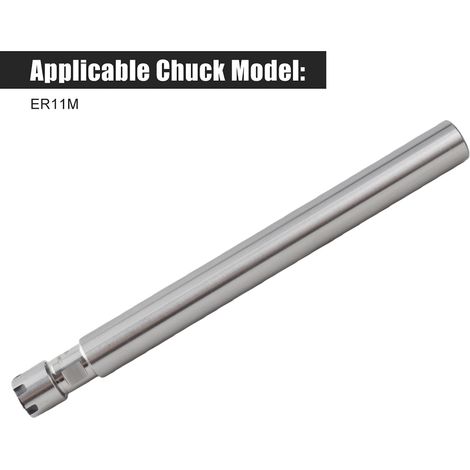Porte-pince ER11M-150L à queue droite, rallonge pour tour CNC, outil de serrage précision, modèle C16 (1/5)