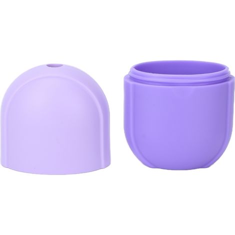 Massage Glacon Visage Anti-Inflammatoire Douleur Souleagement Rouleau en Silicone Froid Compresse (Violet Fonce Violet Clair) (1/5)