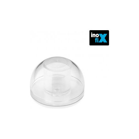 INOFIX tope adhesivo flexible transparente 2033 , Tope de puerta flexible 2033TransparenteAdhesivoMedidas 27x0.40mmBlister 2 unidades.