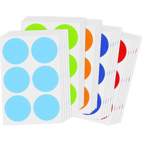 Lot de 150 patchs anti-moustiques à pois, patchs anti-moustiques naturels, petits autocollants imperméables (5 couleurs) (1/5)