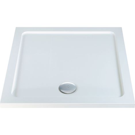 MX Elements Square Shower Tray 1100mm x 1100mm (inc Waste) (1/3)