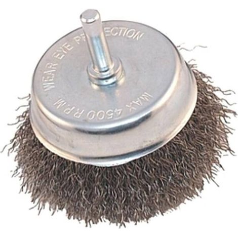 Brosse Couvette Acier 80 mm - Pivot 6 mm - Résistante et Efficace - Usage Professionnel - Beast