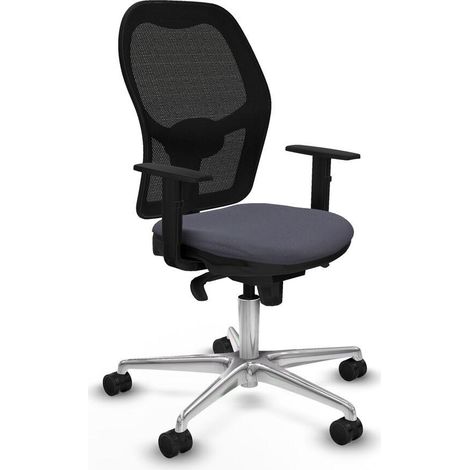 Piqueras y Crespo Jorquera chaise bureau gris foncé aluminium