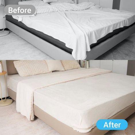Attache Drap Housse - Bande de Fixation Anti-Dérapante - Pour Matelas Toutes Tailles - Pack de 4 (1/5)