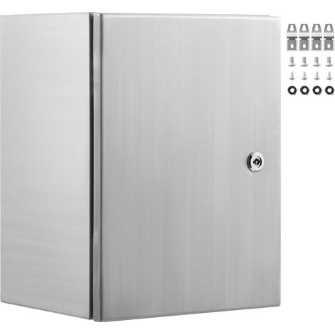 Mophorn Scatola Elettrica 500x600x200 mm in Acciaio Inox 304, Contenitore per Apparecchiature Elettriche da Esterno con Montaggio a Parete, Cerniere e Serratura, Protezione Impermeabile IP66 (1/5)