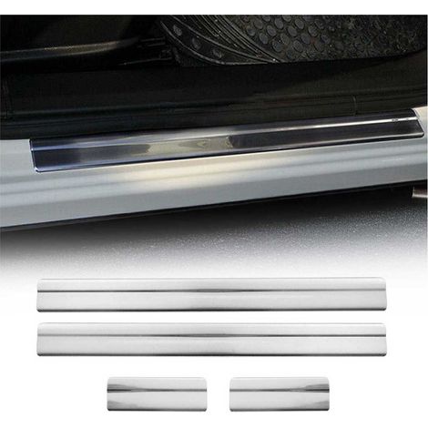 Couverture de Seuil de porte pour Nissan Qashqai 2006-2014 acier inox chromé 4x (1/5)