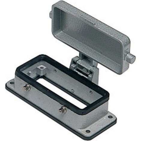 embase encastrée - 4 pivots - avec couvercle - gabarit 77.27 - ilme chi16cs