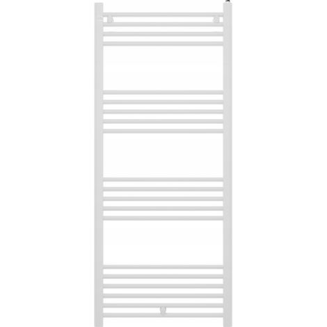 Radiateur Salle de Bain Granitan Puerto 140x60 cm Blanc Sèche-Serviettes 663W 20 Barres (1/4)