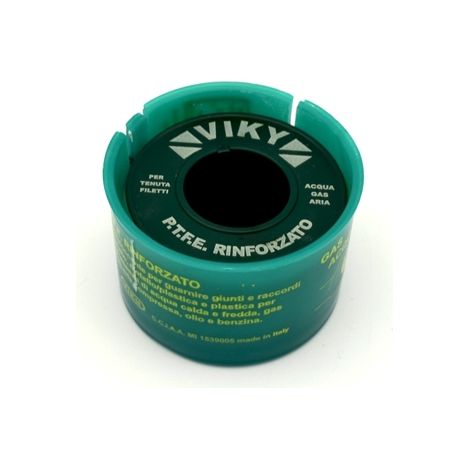 NASTRO P.T.F.E. TEFLON RINFORZATO ANTIBLOCCANTE- 70 mt- VIKY- pezzi 1