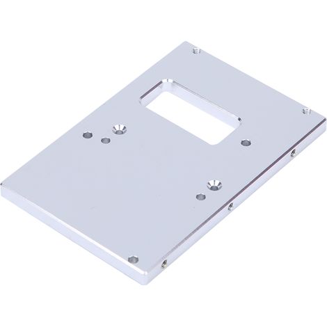 Befestigungsplatte für Lenkgetriebe aus Aluminiumlegierung 17G, passend für MN D90 MN-99 MN-91 FJ-45 RC-Zubehör (Silber MN-010S) (1/5)