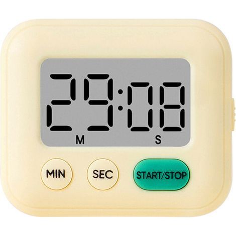 Gelber Magnettimer – Küche/Büro – Einfache Bedienung – Multifunktional (1/5)