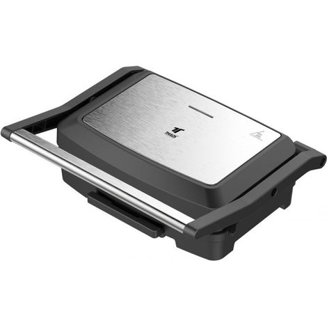 Sandwichera Grill Panini 1000W Parrilla Electrica Multiusos Antiadherente Apertura 105° Patas Antideslizantes Tacto Frio (1/5)