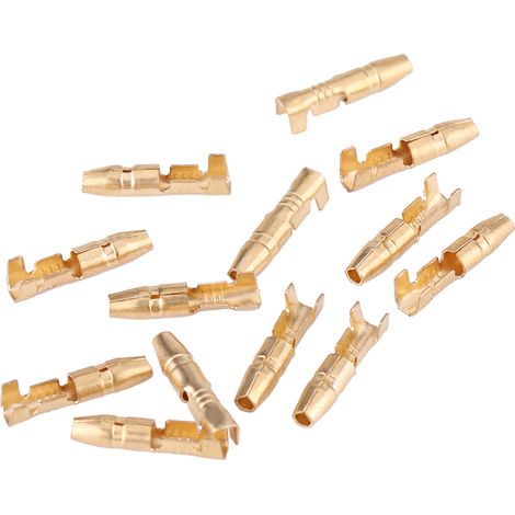 Lot de 40 connecteurs mâles et femelles GTC en laiton MF Bullet 3,5 mm avec capuchon isolant (1/5)