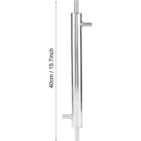Condenseur en Acier Inoxydable pour Alambic de Distillation - Refroidisseur Externe pour Brassage Maison (1/5)