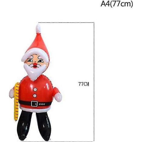 Juguetes inflables de Papá Noel para jardín, decoración navideña para fiestas