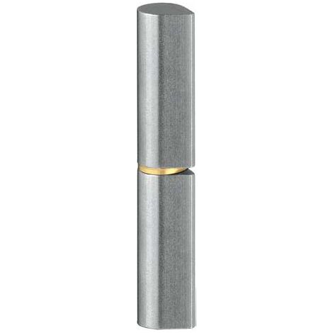 Hinge puerta 50 Flako.Acero blanco 140 mm (por 25)