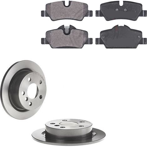 KIT FRENI POSTERIORI compatibile con MINI CABRIOLET (F57) - DISCHI + PASTIGLIE OEM: P 06 090 / 18429 /SOSTITUZIONE DIRETTA/BASSA POLVERE/SILENZIOSO (1/5)