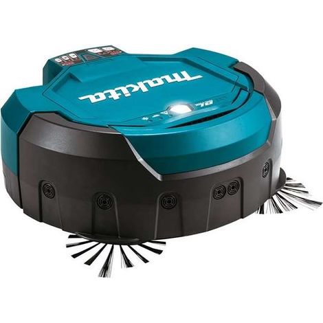 Makita – Aspirateur robot 18V DRC200Z – 200 min d'autonomie – Capacité 2,5 L – Technologie de capteurs avancée pour nettoyage efficace (1/10)